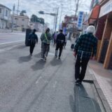 梅雨の合間のポスティング